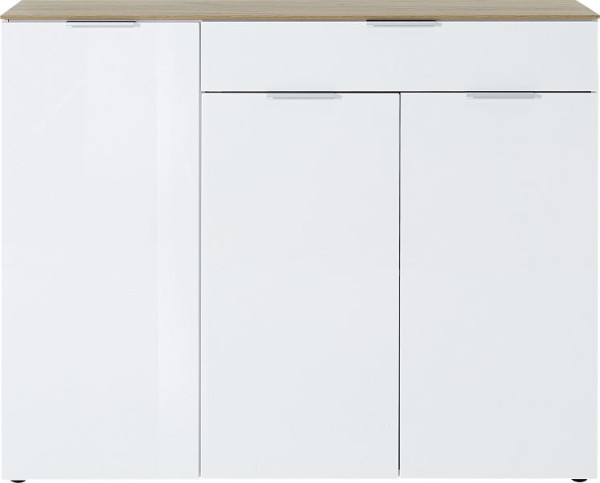 GERMANIA GW-CETANO Sideboard 3821, Weiß/Navarra-Eiche-Nachbildung, 3821-513