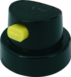 Sprühkopf FAN schwarz/gelb, 10 Stück-Packung, 321991002