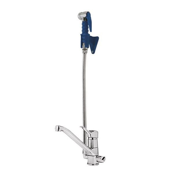 KBS Einhebel-Mischbatterie mit Brausekopf 1/2 Zoll Wasseranschluß, 20911003