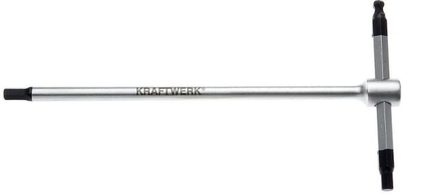 Kraftwerk Stiftschlüssel mit T-Griff für Innensechskantschrauben 2 mm, 2593-02