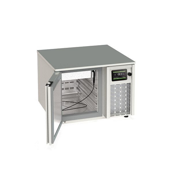 Vaiotec TOPLINE Schockfroster 700 Edelstahl, für 3x GN1/1 (40 mm), Aggregat rechts, 11713