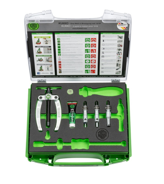 KUKKO Kugellager-Auszieh-Satz, Innendurchmesser des Kugellagers: 6-19 mm, 25-K