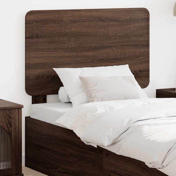 vidaXL Kopfteil Braun Eichen-Optik Holzwerkstoff, 887942