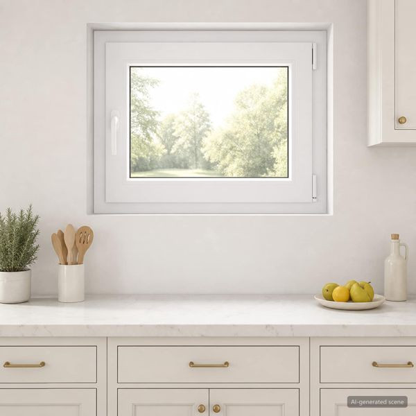 vidaXL Kellerfenster RISOR 70 x 50 cm PVC und Glas, 42047894