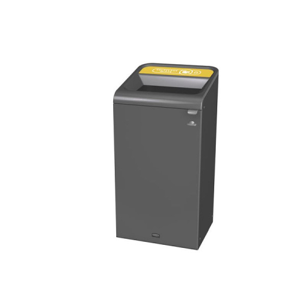 STEIN HGS Configure Recycling-Station Mixed Recycling, 87 Liter, FR, anthrazit, gelb, 83845.0006
