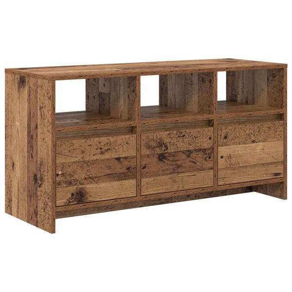 vidaXL TV-Schrank 102 x 37,5 x 52,5 cm Eichenholz Holzwerkstoff, 8017358