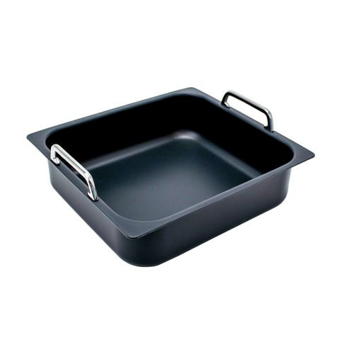 Rieber Kochbehälter thermoplates® 2/3 beschichtet - Griffe, Höhe 100 mm, 84010924