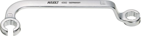 Hazet Einspritzleitungs-Schlüssel, Außen-Doppel-Sechskant Profil, 17 x 17 mm, 4560