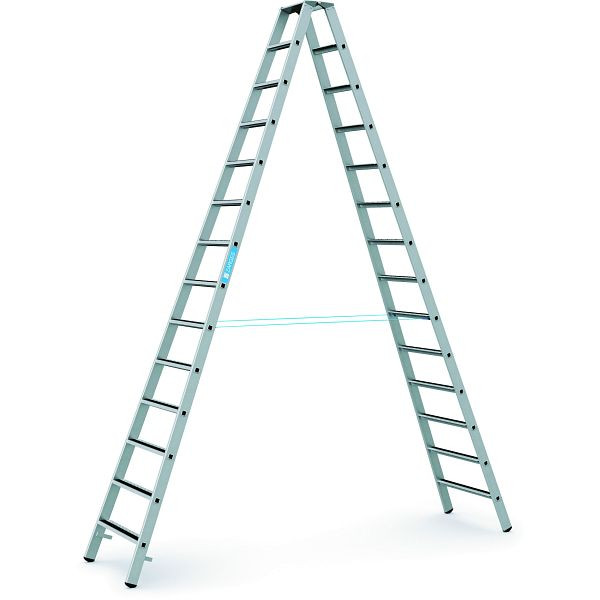 ZARGES R13step B - LM-Stufen-Stehleiter 2 x 14 Stufen, 41565