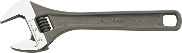STAHLWILLE Einmaulschlüssel, verstellbar Nr.4026 Größe 15 max.44 mm, 40260115