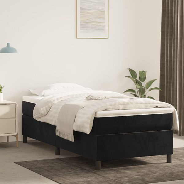 vidaXL Bettgestell Schwarz 80x200 cm Samt, Top-Qualität, 3121086