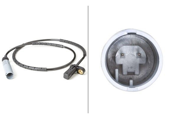 HELLA Sensor, Raddrehzahl, 12V, 2-polig, Kabel: 871mm, 6PU 012 039-751