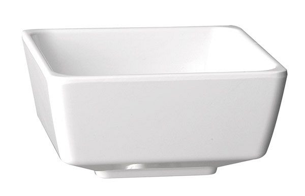APS Schale -FLOAT-, 12,5 x 12,5 cm, Höhe: 6 cm, Melamin, weiß, 0,5 L, 83914