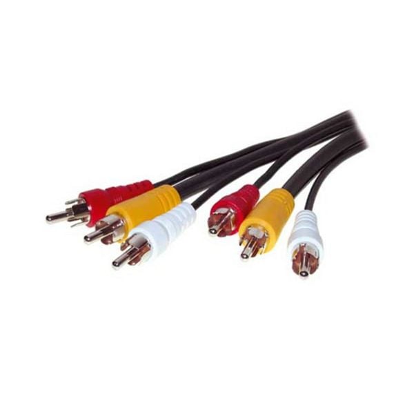 shiverpeaks BASIC-S, Video Cinch Kabel-3 Cinchstecker auf 3 Cinchstecker, 1xVideo, 2xAudio, 2,0m, BS90024
