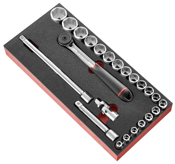 Facom Modul - Steckschlüssel 1/2", 23-teilig, MODM.S161-36