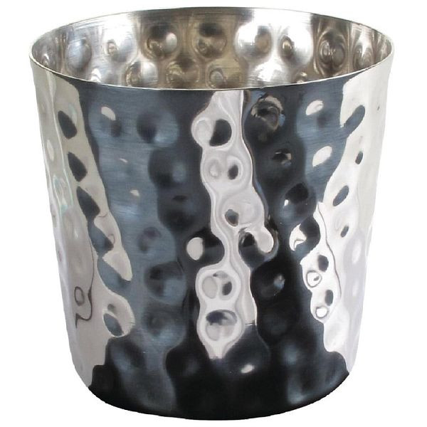 Olympia Pommes-Frites-Becher Edelstahl 8,5 x 8,5 cm, DM210
