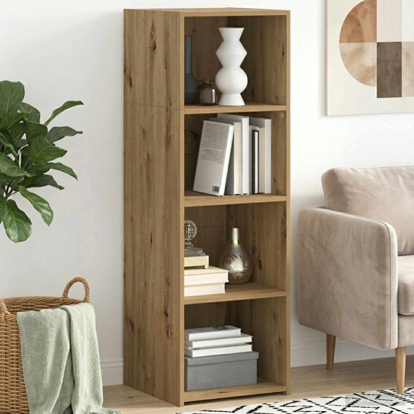 vidaXL Highboard Artisan-Eiche 40 x 41 x 124 cm Holzwerkstoff, 8015665
