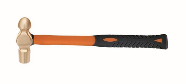 Bahco Englischer Schlosserhammer mit Kugelpinne, Hickory-Stiel, Berylliumkupfer, 700g, NSB506-700