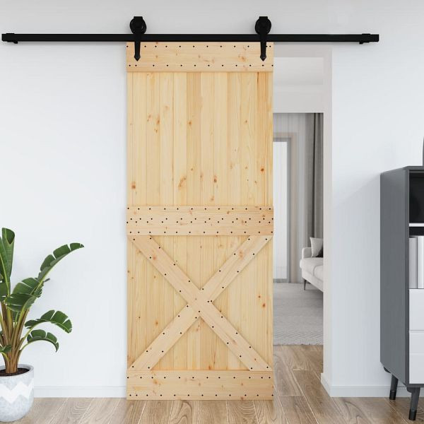 vidaXL Tür NARVIK 95x210 cm Massivholz Kiefer, Top-Qualität, 154446