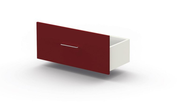 Kerkmann Schubladen, 1 OH, Artline, B 750 x T 330 x H 340 mm, Rot, 13735919