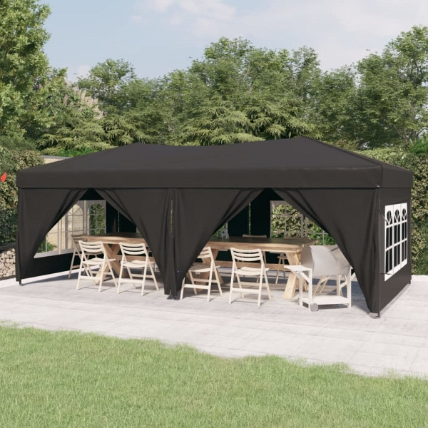 vidaXL Partyzelt Faltbar mit Seitenwänden Anthrazit 3x6 m, 93544