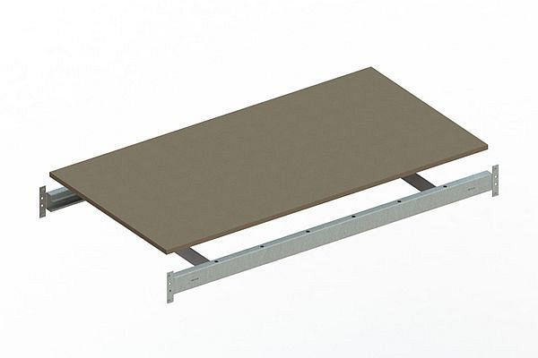 Meta MINI-RACK Zusatzboden 1400x800 mm, verzinkt, mit Spanplatte, 20042931