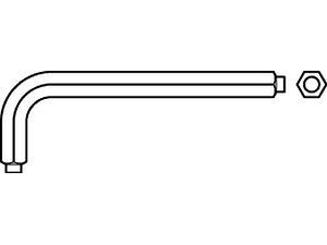 Schraubendreher DIN 6911 Stahl SW 12 vergütet VE=K (5 Stück)