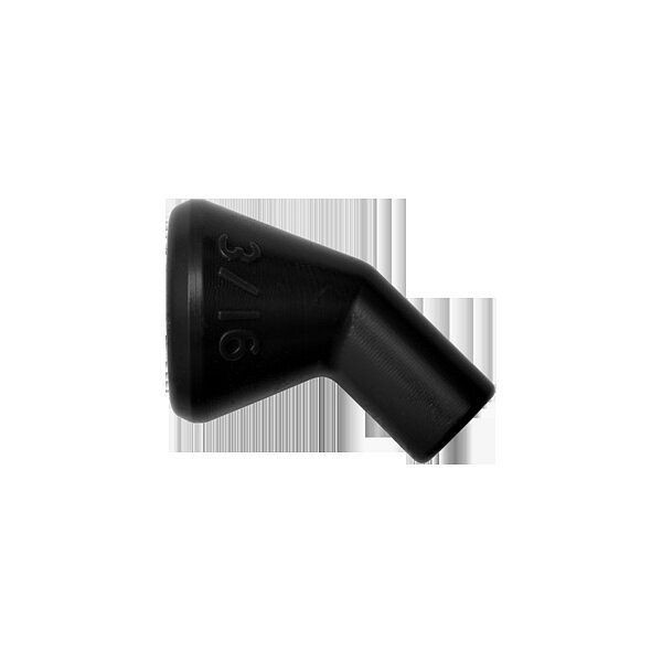 Loc-Line 45° Runddüse 4,8mm, schwarz, VE: 20 Stück, L49472S