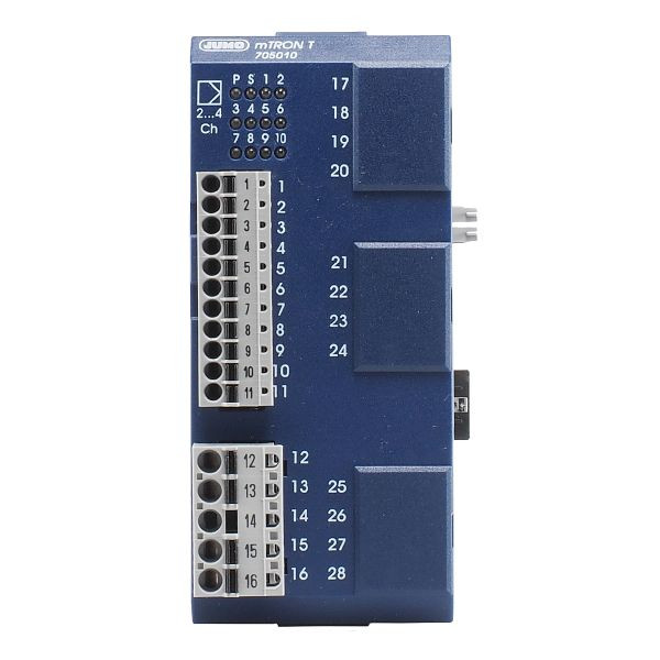 JUMO Mehrkanal-Reglermodul für Hutschiene, 2 Relais, DC 24V, 00566223