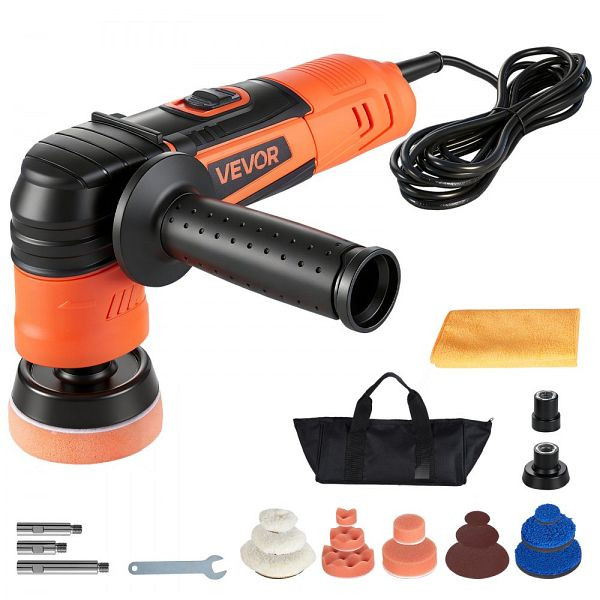 VEVOR Poliermaschine, 30/50/76 mm Rotierender Polierer, 6 Geschw. 1000-4500RPM, 600W inkl. Polierpad, für Auto, QCPGJTXHCPGWV1IE4001V2
