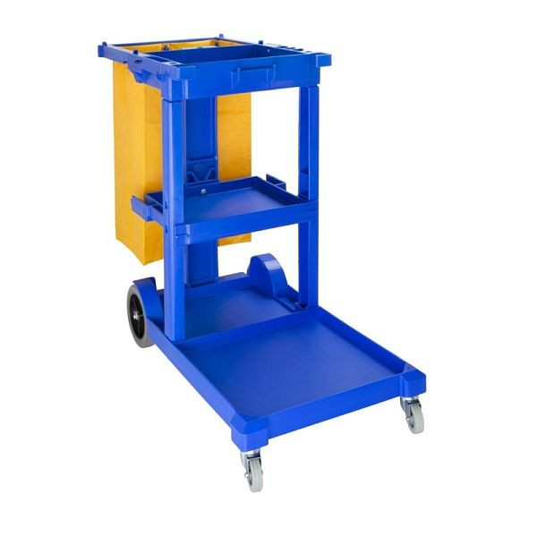 Jantex Reinigungswagen, Haken für Müllsäcke, Plattform für Moppeimer, L683