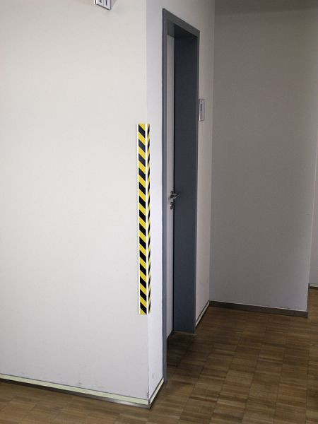 Moedel Warnprofil 90° abgewinkelt, Aluminium, 100x1000 mm, 54825