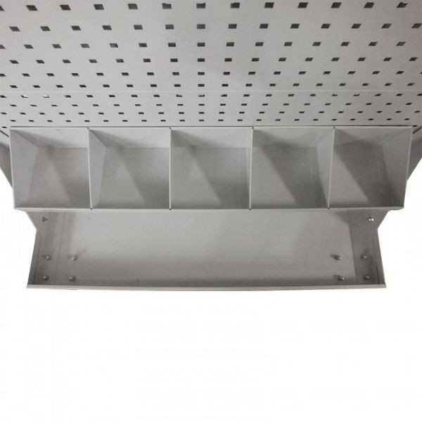 ADB Rollwagen mit 6 Lochplatten und Schüttenleiste, Gesamtmaße aufgebaut: HxBxT 1710x1065x730 mm, 19760