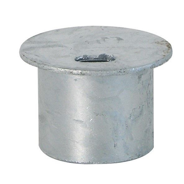 Schake Abdeckkappe für Pfosten feuerverzinkt, für Ø 60 mm Pfosten, ohne Verschluss, passend für Bodenhülse Art.- Nr. 460.10, 460.40 und 460.60, 460_20