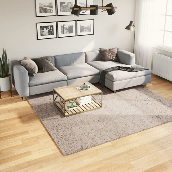 vidaXL Shaggy-Teppich PAMPLONA Hochflor Modern Beige 240x240 cm, 375218