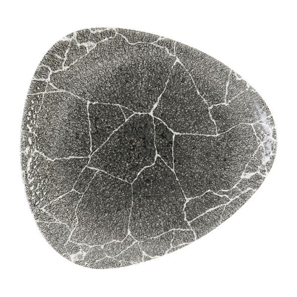 Churchill Studio Prints Kintsugi Quartz Schwarze Dreiecksplatte 229 mm (12 Stück), DX811