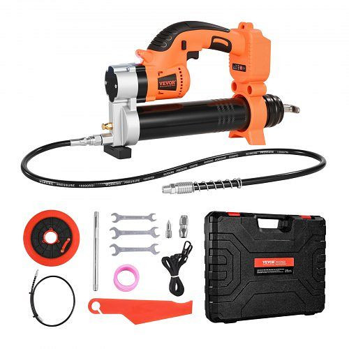 VEVOR Akku-Fettpresse, 55 MPa, mit LED & 90 cm Schlauch, 20 V, kompatibel mit 18V Makita-Akkus (Nur Werkzeug), WSHYQLJDCQDSJT6R9V9