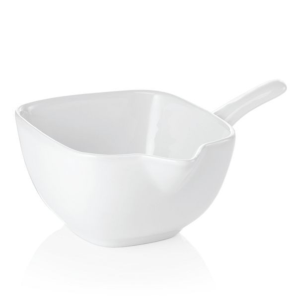 WAS Schale mit Stielgriff, 0,17 Liter, 9 x 10 x 5,5 cm, Porzellan, 4921000