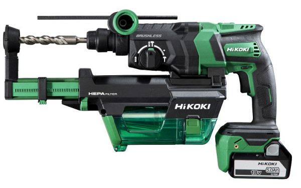 HiKOKI 18V Akku-Bohr- & Meißelhammer (Brushless), 18 Volt, 2 x 5.0Ah, DH18DPC (5.0) (HSC II & IV), DH18DPCWUZ