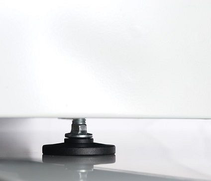 Bisley Höhenausgleichsfüße für MonoBloc Garderoben- & Schließfachsysteme, unlackiert, VE: 4 Stück, MLALF800