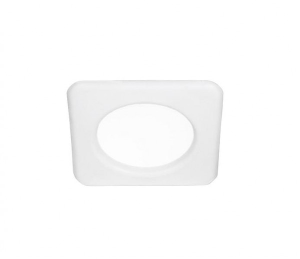 Bioledex LED Einbauleuchten, Blende quadratisch weiß 78mm x 78mm, LEB-ECWE-815
