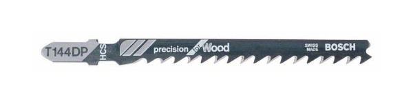 Bosch Stichsägeblatt T 144 DP Precision for Wood, 5er-Pack, VE: 10 Stück, 2608633A35