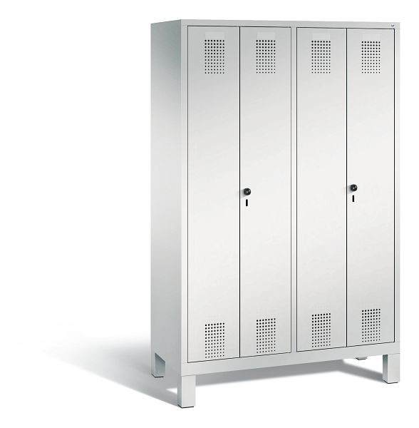 C+P Spind Evolo, 4 Abteile, H1850xB1190xT500 mm, Grau, 48012-40 S10121