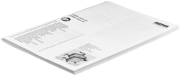 REMS Betriebsanleitung REMS Cobra, 172165 R, 4039976030083