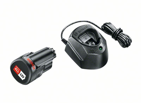 Bosch Akku Starter-Set: 1 x PBA 12 Volt, 1.5 Ah O-A Akku und GAL 1210 CV, 1600A01L3D