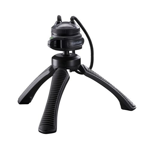 Mantona kaleido Gaia Tisch- und Handstativ night black, 1021404