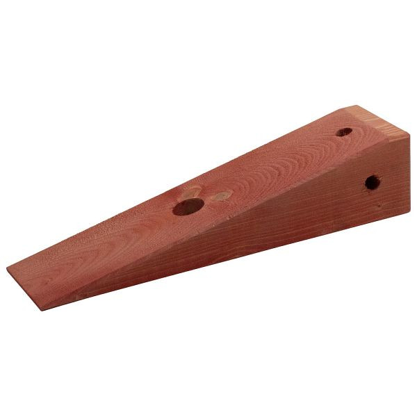 Dönges Rüstholz EGS, rot lasiert Holzkeil 10 x 12 x 45 cm, 135164
