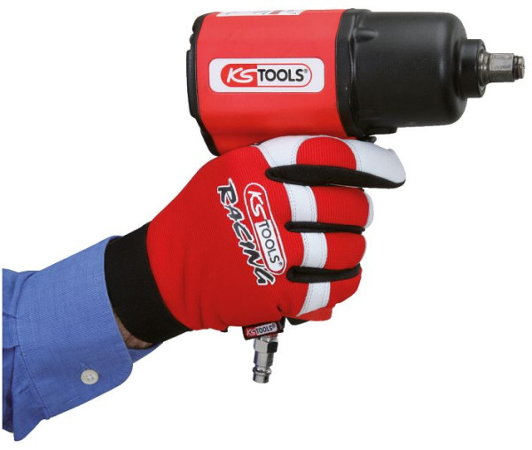KS Tools Leder-Mechaniker-Handschuh, Vibrationsgedämmt, 9, 310.0250
