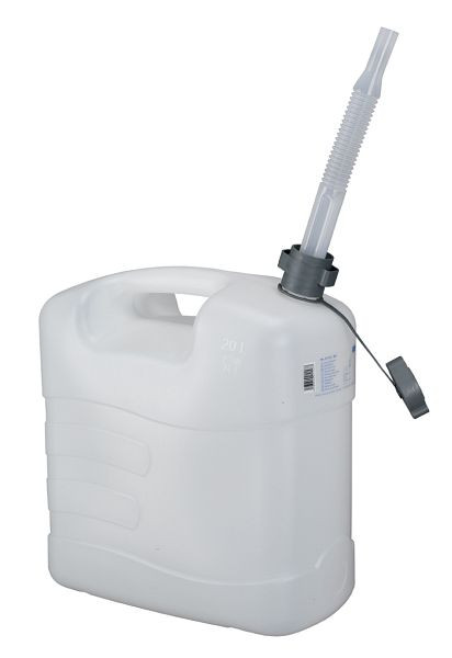 Rapid Robuster 20 Liter Kunststoffkanister aus HDPE, lebensmittelecht, nicht eichfähig, eisengrau, 24 212
