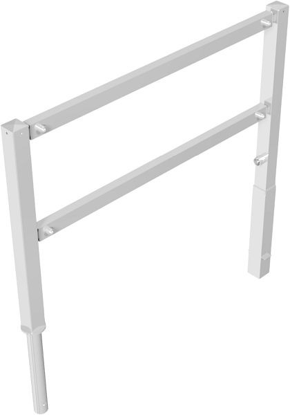 Schake Wegesperren mit Dreikantverschluss schwenkbar mit Ober- und Knieholm, feuerverzinkt, Gesamtbreite: 1500 mm, 412_15